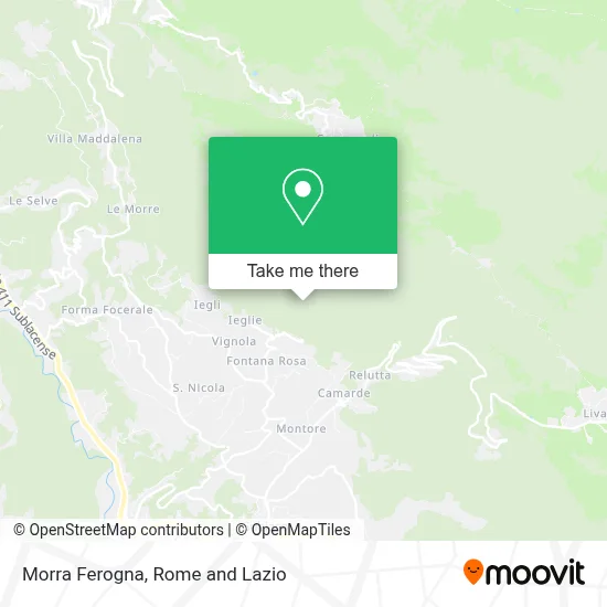 Morra Ferogna map