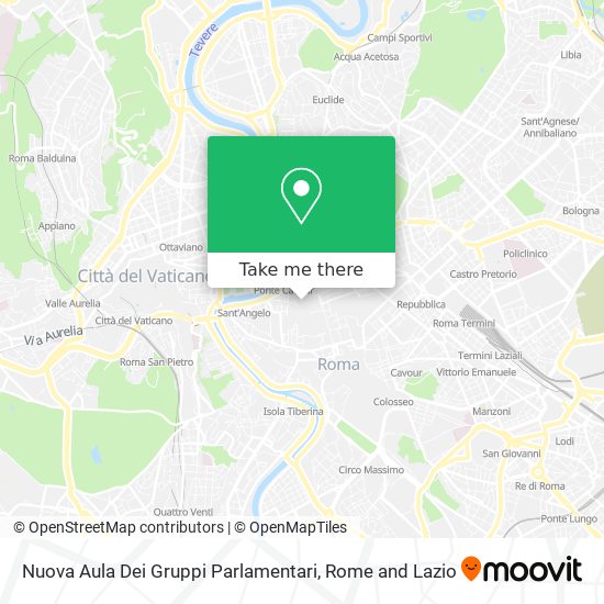 Nuova Aula Dei Gruppi Parlamentari map