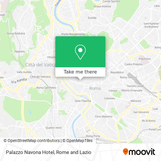 Palazzo Navona Hotel map