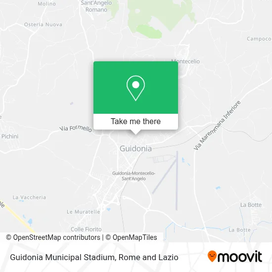 Guidonia Municipal Stadium map