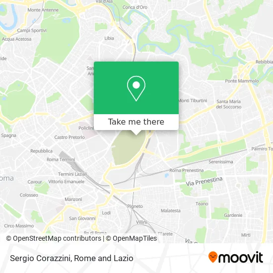 Sergio Corazzini map