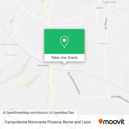 Campoleone Ristorante Pizzeria map