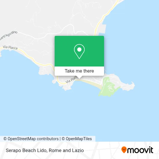 Serapo Beach Lido map