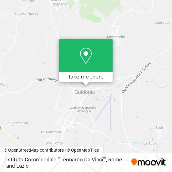 Istituto Commerciale ""Leonardo Da Vinci"" map