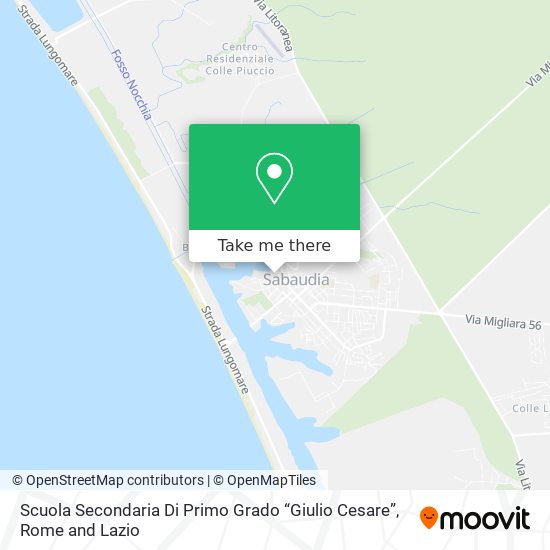 Scuola Secondaria Di Primo Grado “Giulio Cesare” map