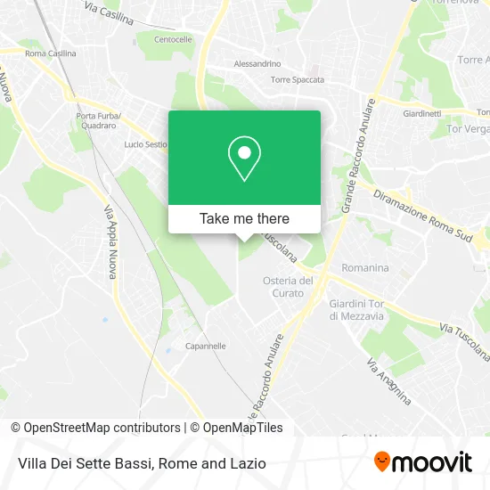 Villa of the Seven Basements map