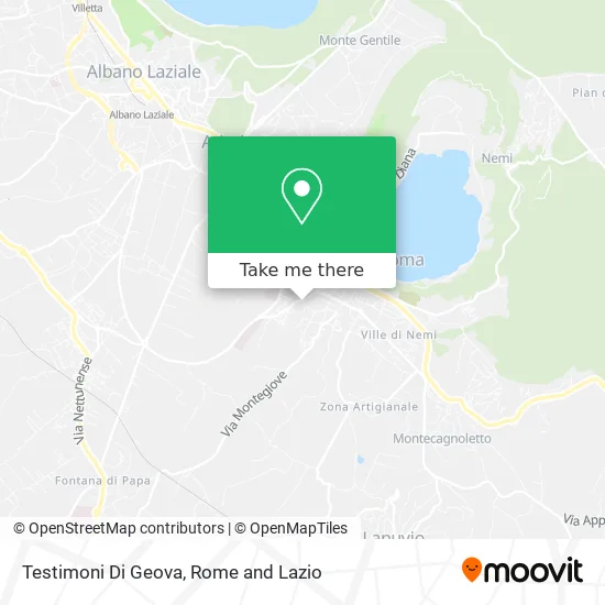 Testimoni Di Geova map