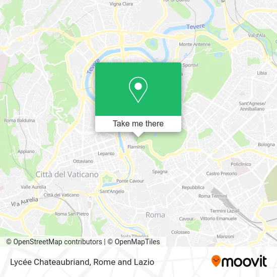 Chateaubriand Lyceum map