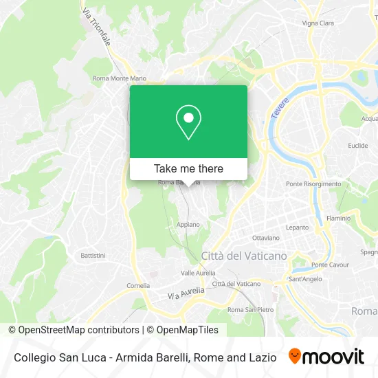 Collegio San Luca - Armida Barelli map