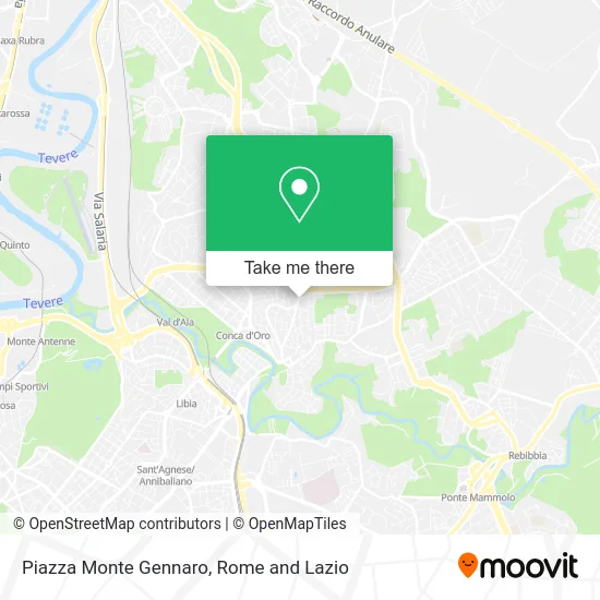 Piazza Monte Gennaro map