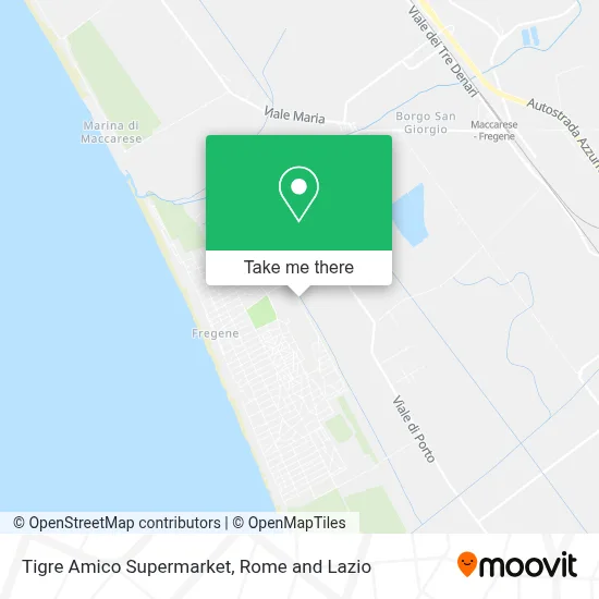 Tigre Amico Supermarket map