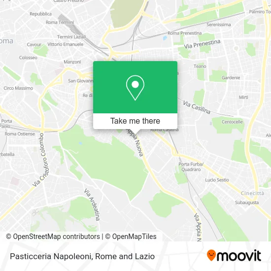 Napoleoni Pastry Shop map