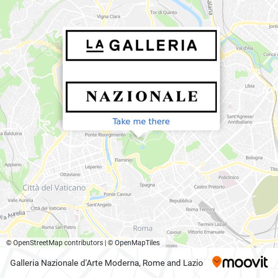 Galleria Nazionale d'Arte Moderna map