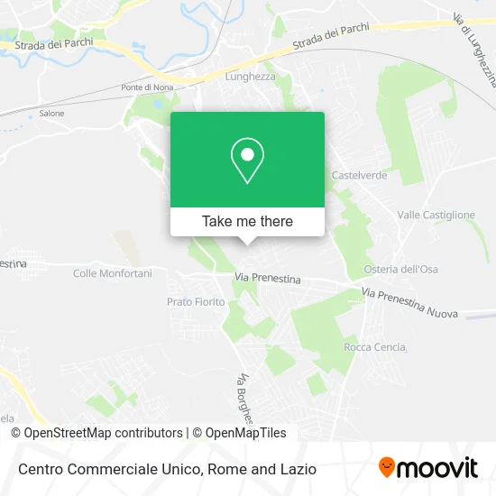 Unico Shopping Center map
