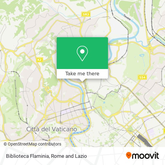Biblioteca Flaminia map