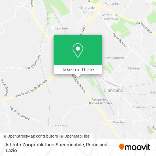 Istituto Zooprofilattico Sperimentale map