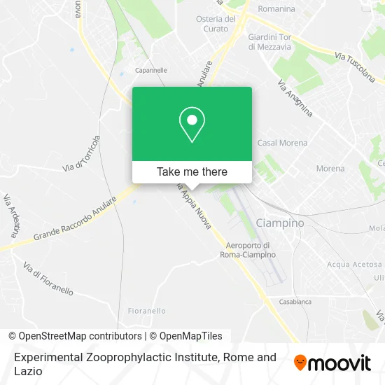 Experimental Zooprophylactic Institute map