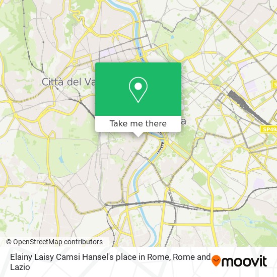 Elainy Laisy Camsi Hansel's place in Rome map