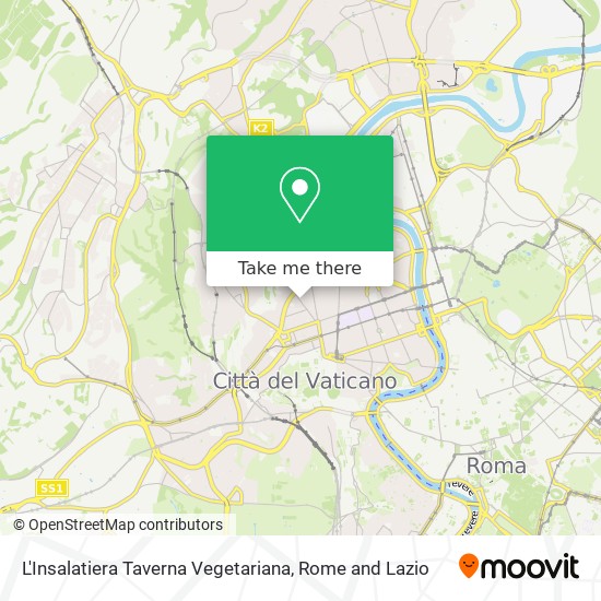 L'Insalatiera Taverna Vegetariana map