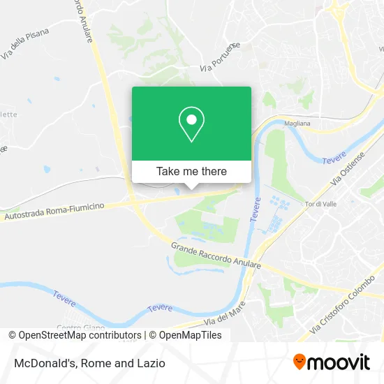 McDonald's map