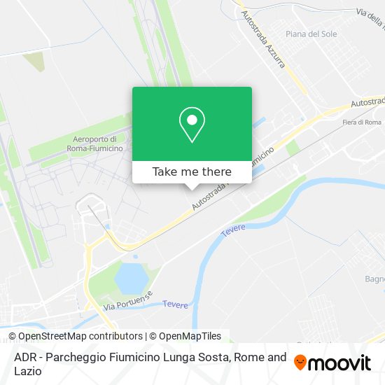 ADR - Parcheggio Fiumicino Lunga Sosta map