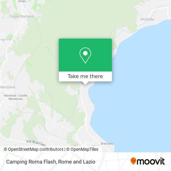 Camping Roma Flash map