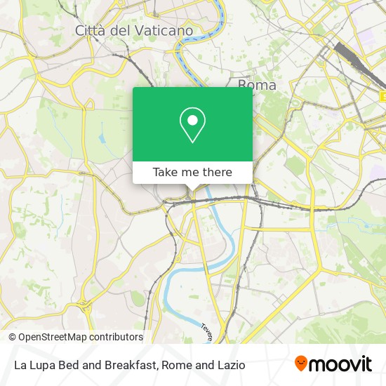 La Lupa Bed and Breakfast map