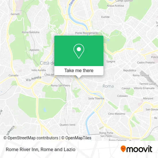 Rome River Inn map