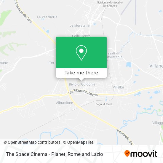 The Space Cinema - Planet map