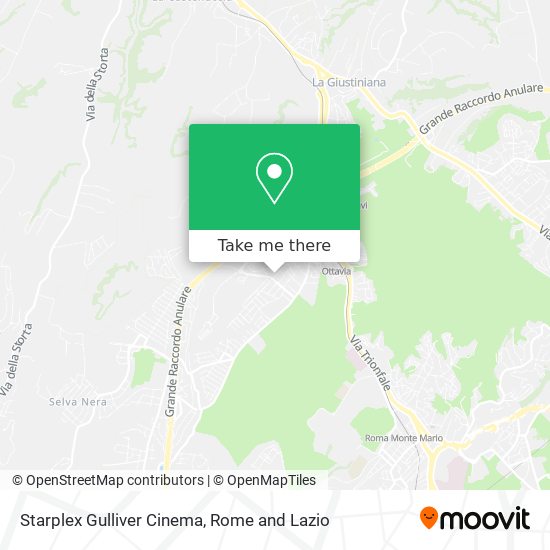 Starplex Gulliver Cinema map