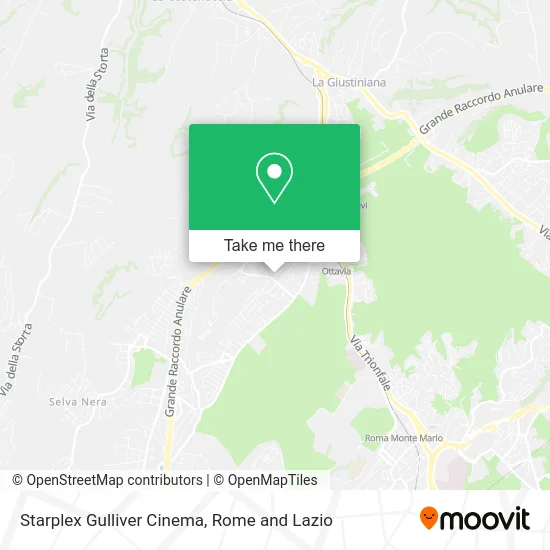 Gulliver Starplex Cinema map