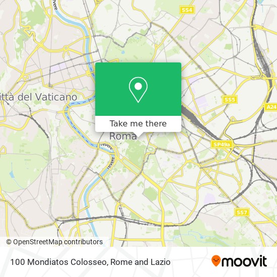 100 Mondiatos Colosseo map