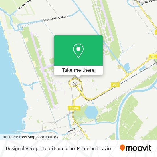 Desigual Aeroporto di Fiumicino map