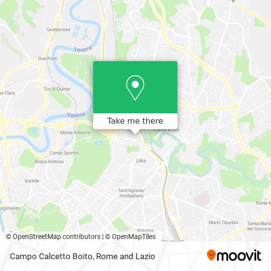 Campo Calcetto Boito map
