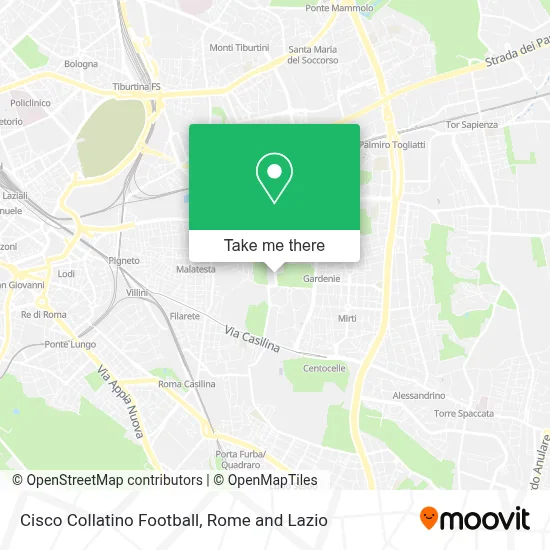 Cisco Collatino Football map