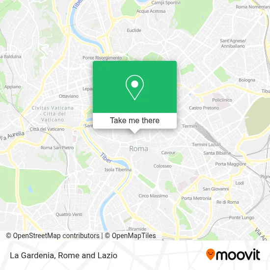 La Gardenia map