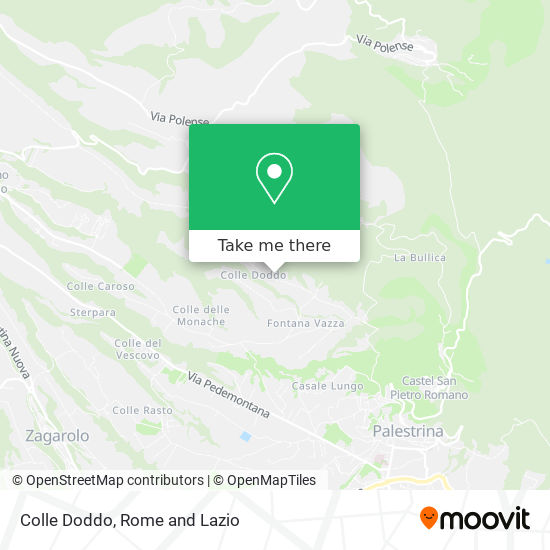 Colle Doddo map