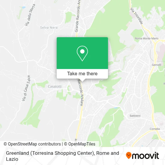 Greenland (Torresina Shopping Center) map