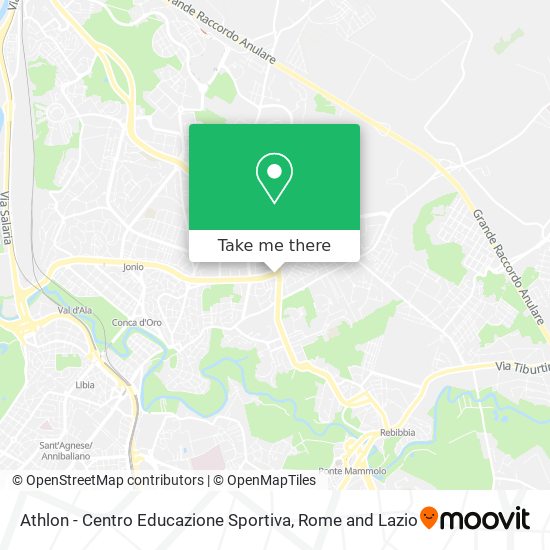 Athlon - Centro Educazione Sportiva map