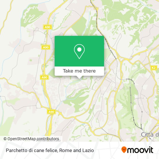 Parchetto di cane felice map