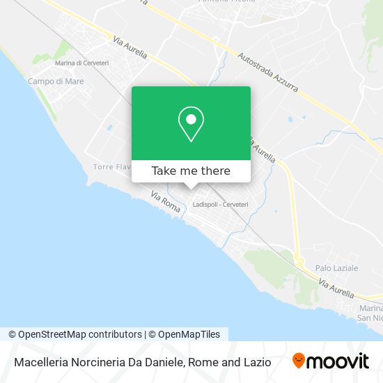 Macelleria Norcineria Da Daniele map