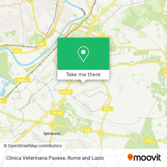 Clinica Veterinaria Pavese map