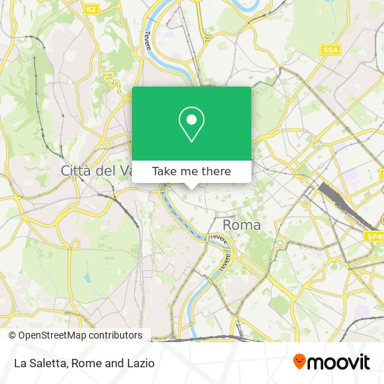 La Saletta map