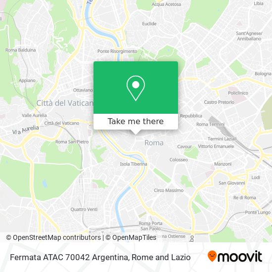 Fermata ATAC 70042 Argentina map