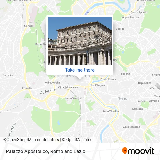 Apostolic Palace map