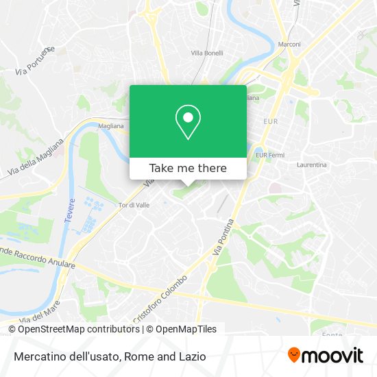Mercatino dell'usato map
