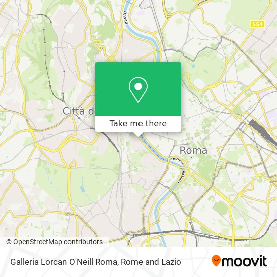 Galleria Lorcan O'Neill Roma map