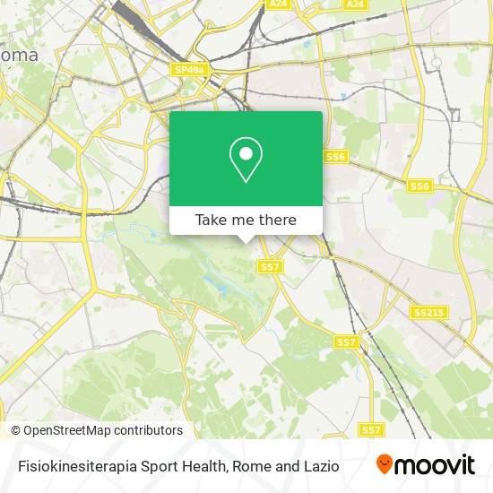 Fisiokinesiterapia Sport Health map