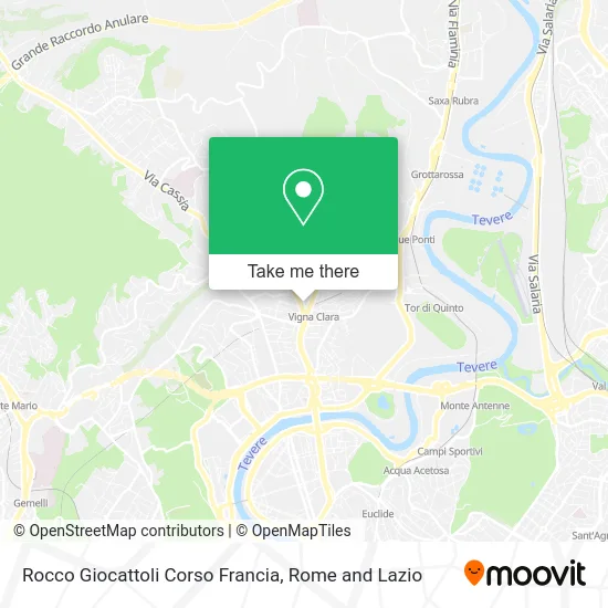 Rocco Giocattoli Corso Francia map