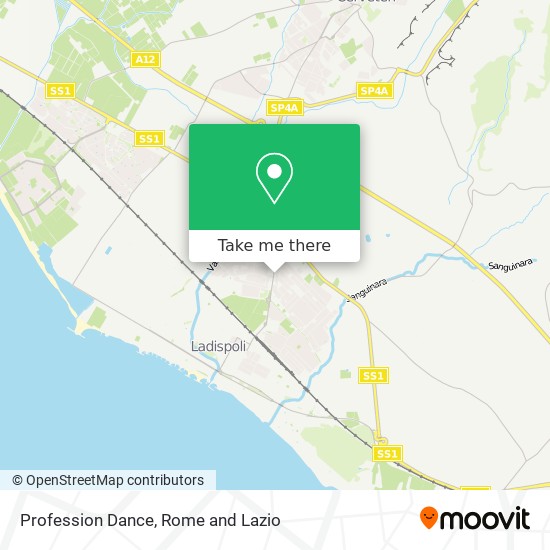 Profession Dance map